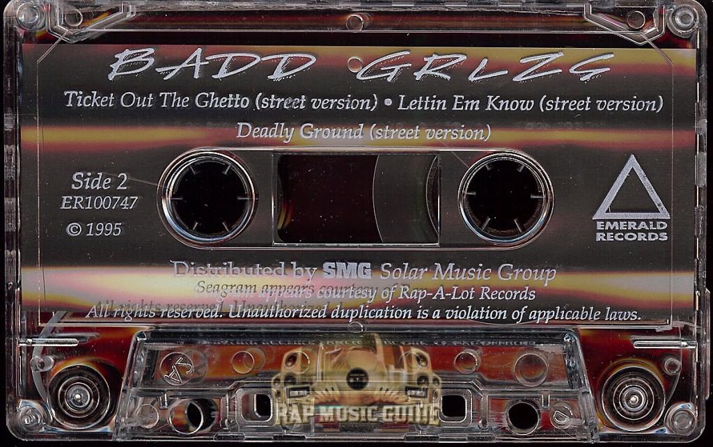 Badd Grlzs - Deadly Ground: Cassette Tape | Rap Music Guide